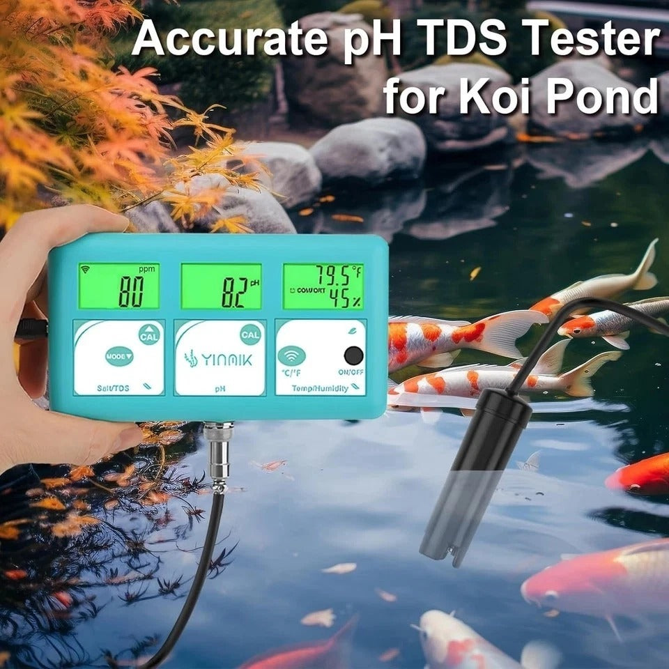 Aquarium Saltwater Salinity Tester Wifi Ph Salinity Monitor Reef Ph Salt Meter T