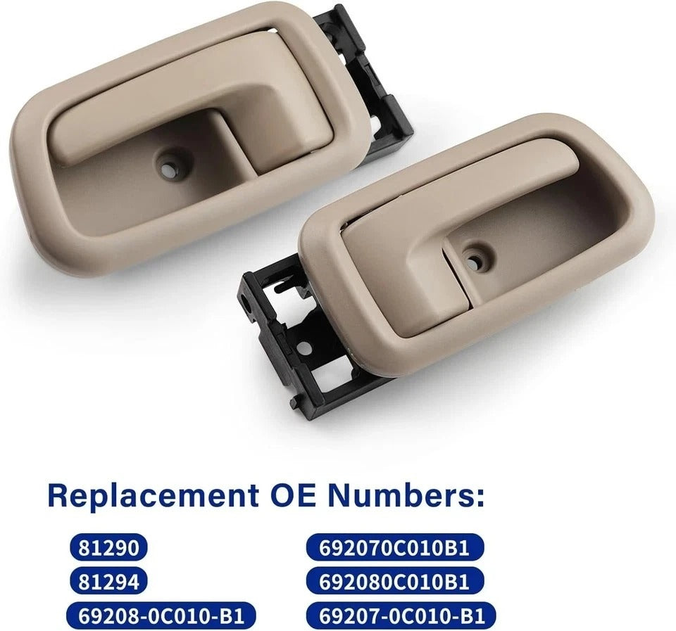 Interior Door Handles Compatible with 2000-2006 Tundra (Rear Left & Right