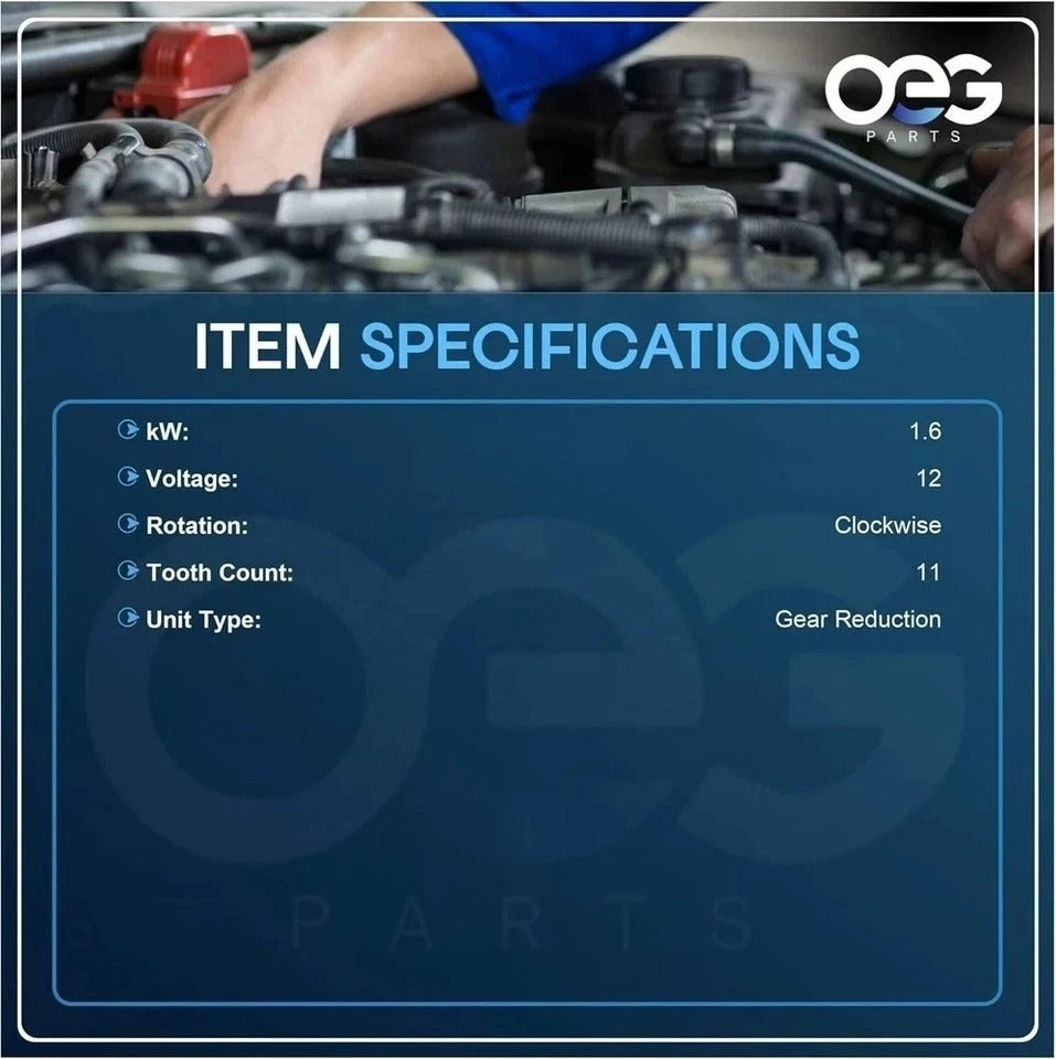 New Starter Motor Replacement – Fits GMC & Chevy Truck / Van