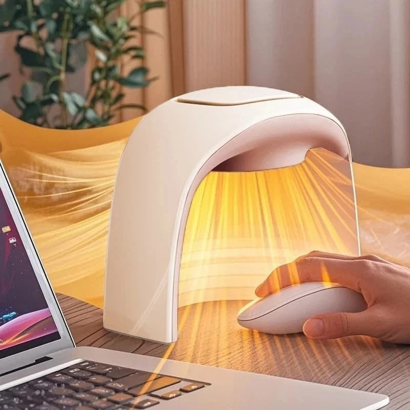 Heated Mouse Pad Hand Warmer 110V 100W Adjustable Desk Hand Heater White