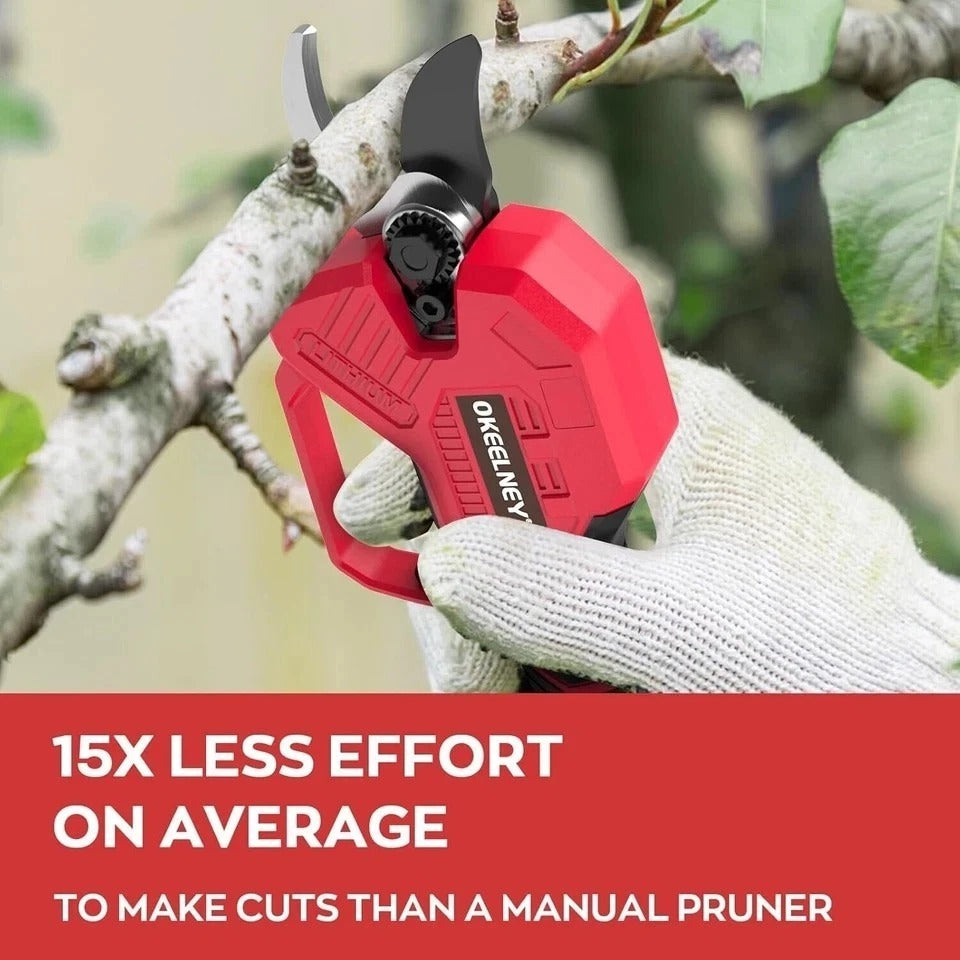 Electric Pruning Shears for Milwaukee M18 Battery, Cordless Pruner with Brushle