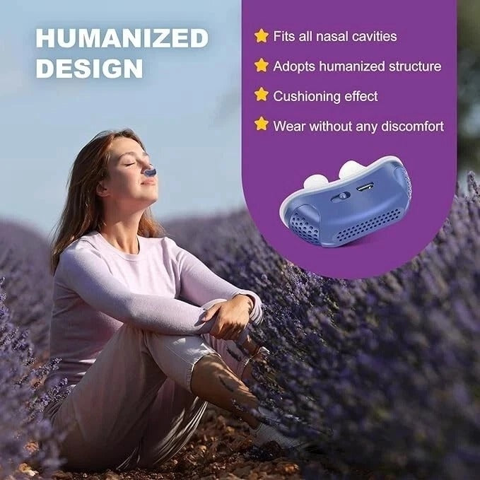 Anti Snoring Device Twin Turbine Electric Adjustable Wind Speed