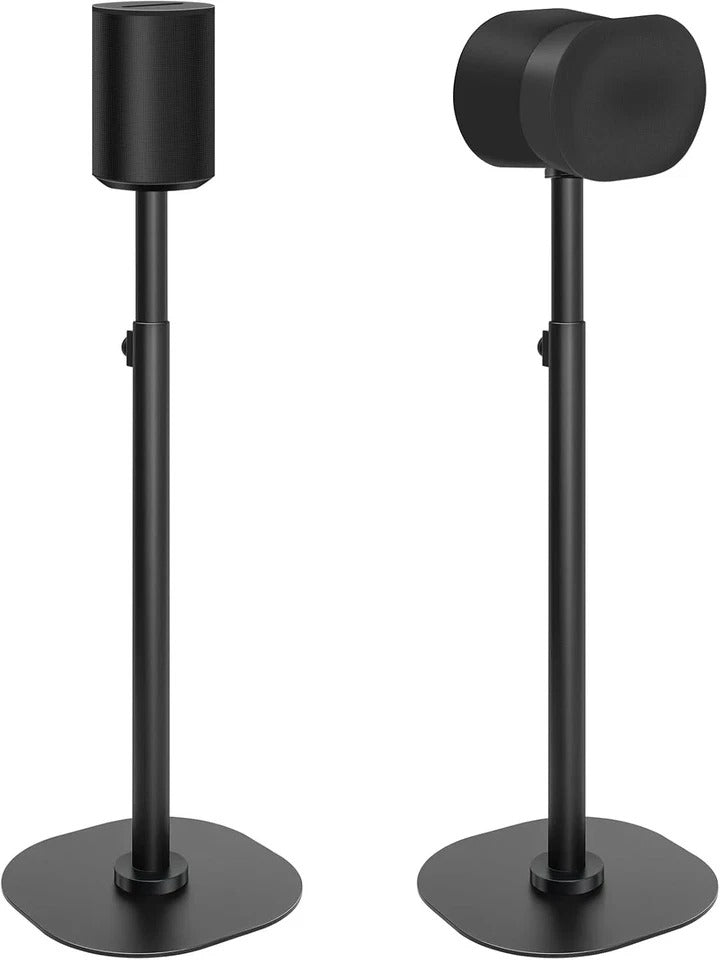 Speaker Stands Pair for Sonos ERA 100 & 300 Adjustable 22”–42” Floor Stands with