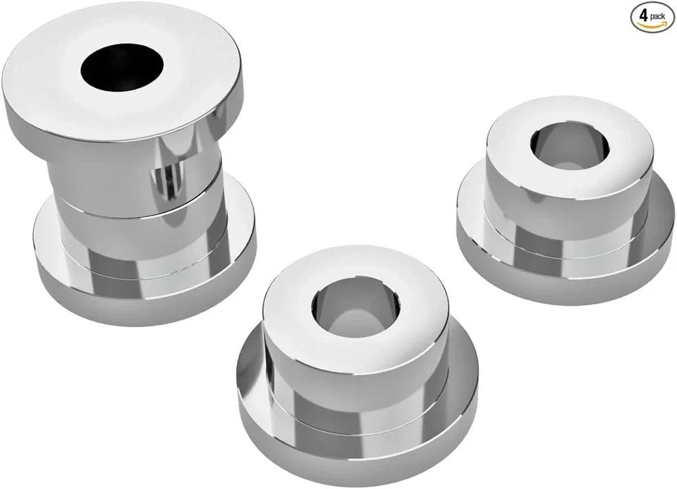 CNC Solid Billet Handlebar Riser Bushings Compatible With Softail Dyna Spor