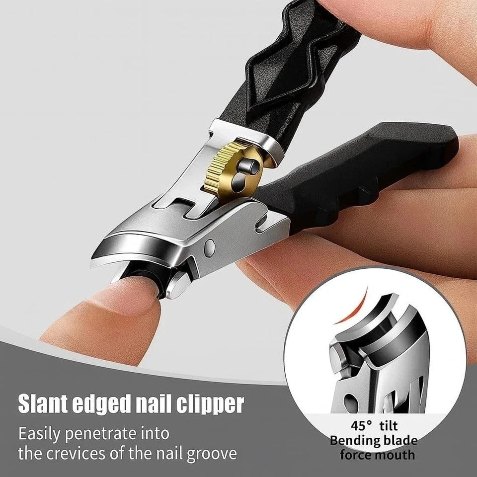 Goredny Toe Nail Clippers, Toenail Clippers for Thick Toenails, Wide Jaw Openin
