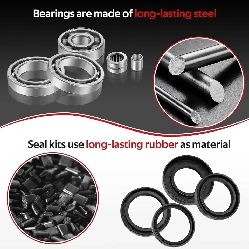 Rear Differential Bearings Seals Kit for FourTrax 300 TRX300 TRX300FW 2x4 4