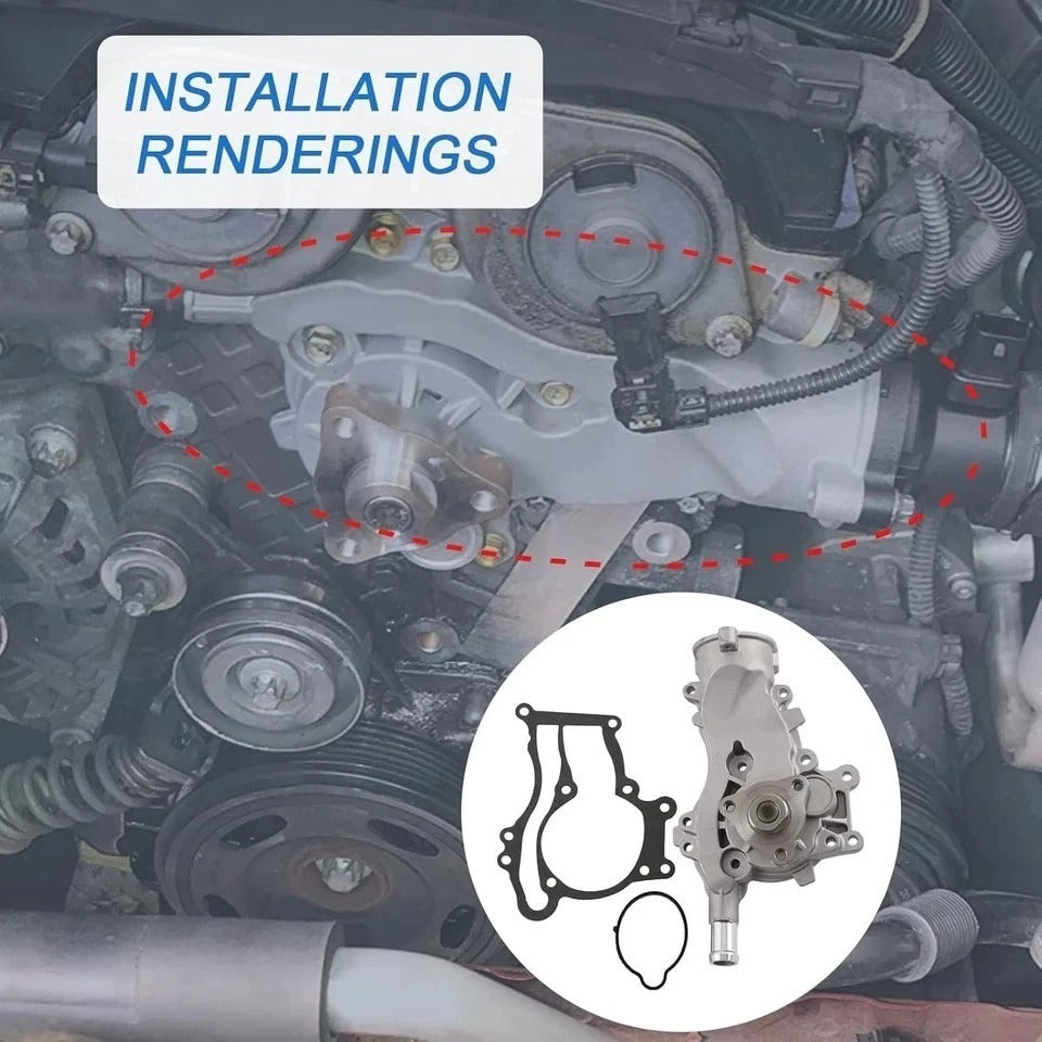 Water Pump Compatible with 2013-2020 Encore, 2011-2016 Cruze, 2012-2020 Sonic, 2
