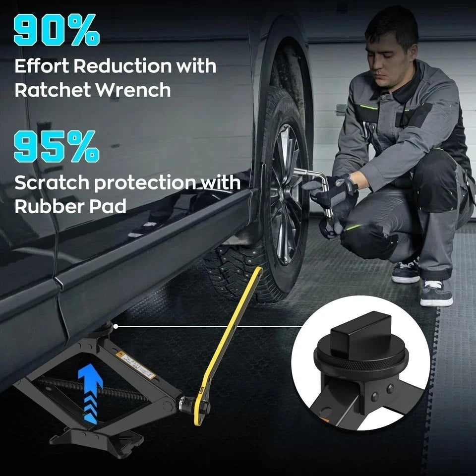 2.5 Ton Car Jack for Mercedes Benz, Scissor Jack, Tire Changing Kit, with Jac...