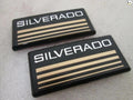 2X Emblem Badge Side Roof Pillar Decal Plate Compatible for 88-98 90 91 Suburban