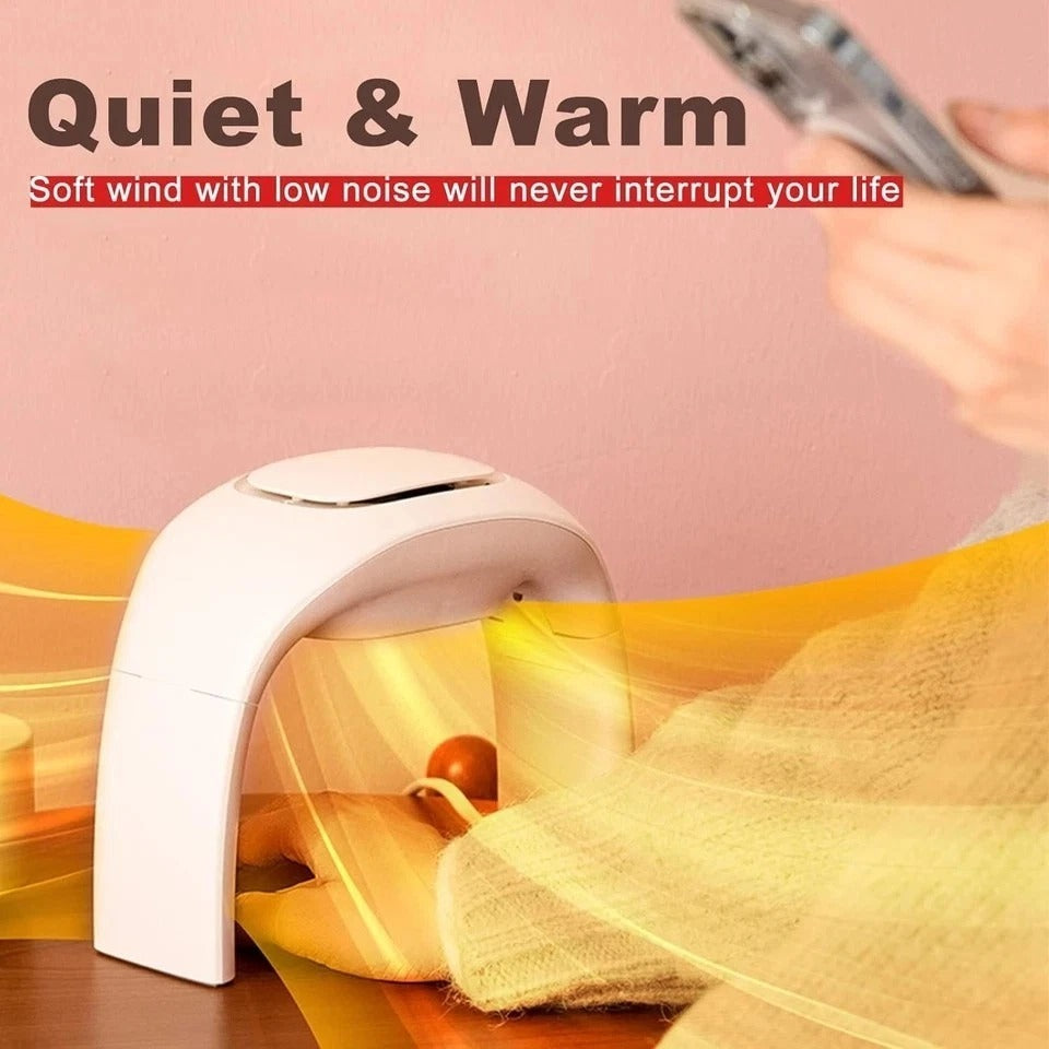 Heated Mouse Pad Hand Warmer 110V 100W Adjustable Desk Hand Heater White