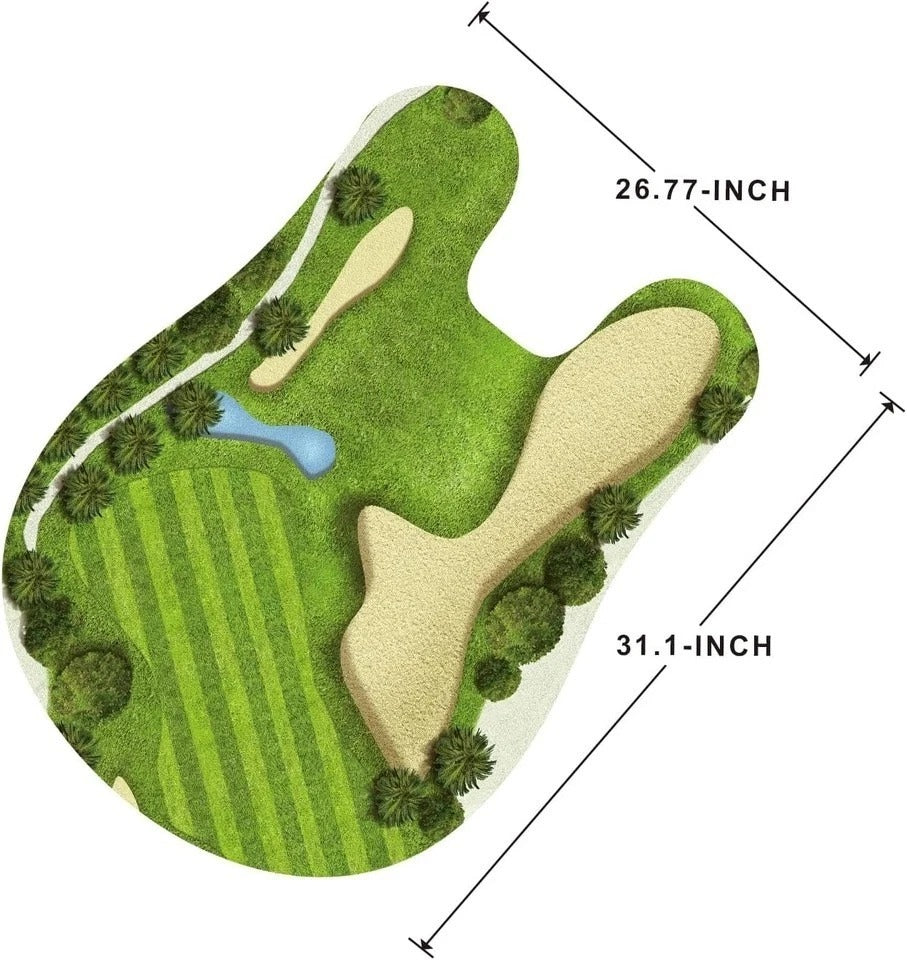 Toilet Golf Game-Practice Mini Golf in Any Restroom/Bathroom - Great Toilet Time